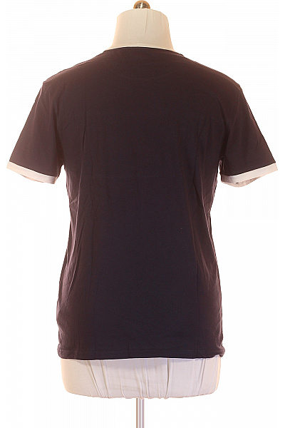 TOMMY HILFIGER Pánské Tričko s Potiskem Modré Vel. L