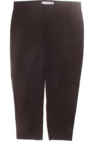MANGO Dámské Chino Kalhoty Černé Vel. 38