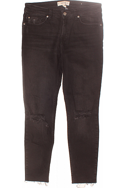 MANGO Dámské Džíny Černé Vel. 38