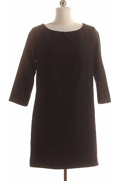  Šaty Pletené Černé MANGO Vel. M