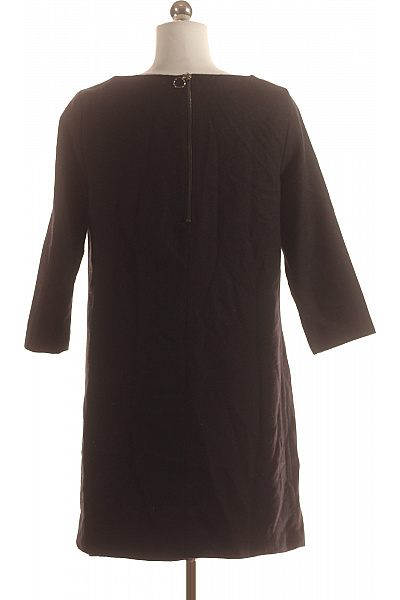  Šaty Pletené Černé MANGO Vel. M