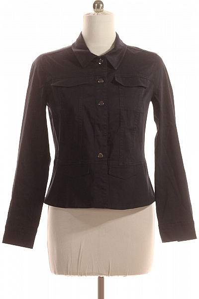 BETTY BARCLAY Dámský Kabát Modrý Vel. 38