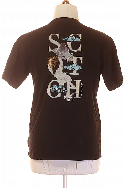 Scotch & Soda Pánské Tričko Černé Vel. L