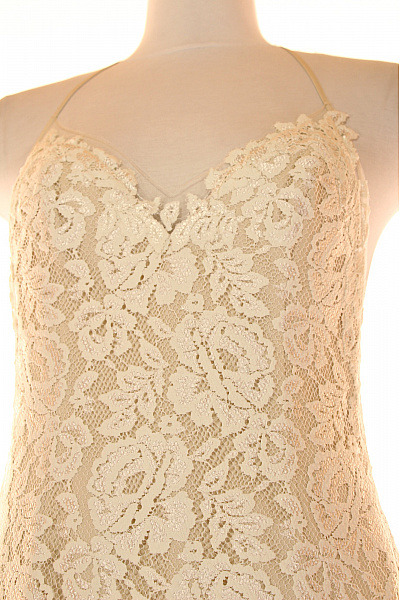 Svatební šaty  Šaty Béžové Vel. 38