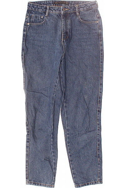ZARA Boyfriend Dámské Džíny Modré Second Hand Vel. 34