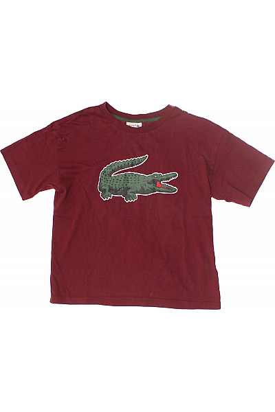 Chlapecké Tričko Vínová LACOSTE Second Hand
