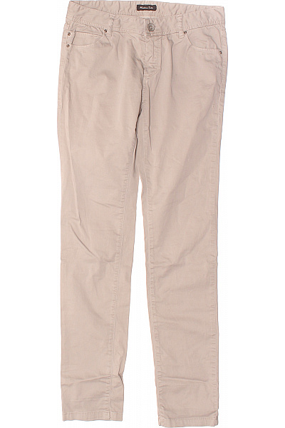 Massimo Dutti Dámské Kalhoty Béžové Second Hand Vel. 38/28
