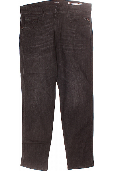 REPLAY Pánské Džíny Černé Vel. 32