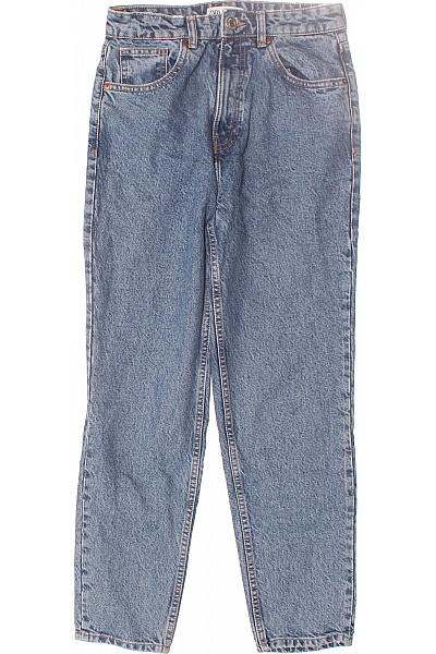ZARA Boyfriend Dámské Džíny Modré Second Hand Vel. 36