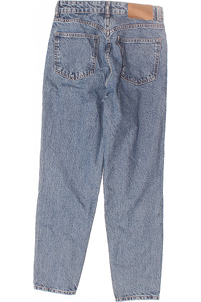 ZARA Boyfriend Dámské Džíny Modré Second hand Vel. 36