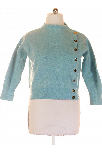 Escada Dámský Svetr Vlněný Zelený Vel. XL