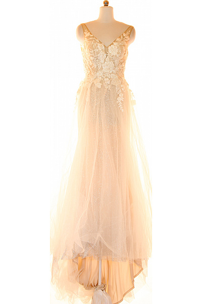 Svatební šaty  Šaty Béžové Vel. 36