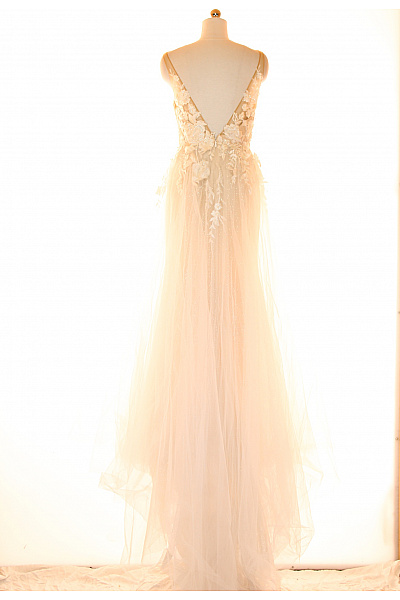 Svatební šaty  Šaty Béžové Vel. 36
