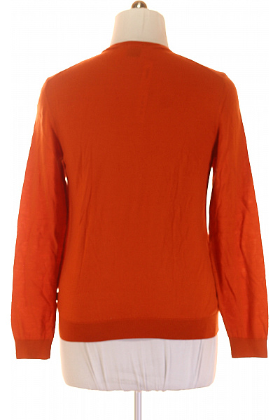Pánský Svetr Vlněný Oranžový Hugo Boss Second hand Vel. L