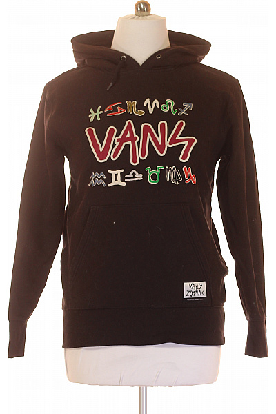 Pánská Mikina Bez Zapínání Černá Vans Vel. M