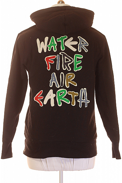 Pánská Mikina Bez Zapínání Černá Vans Vel. M