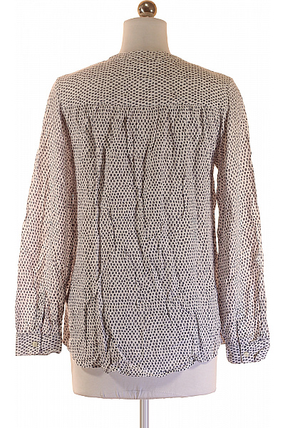 TOMMY HILFIGER Vzorovaná Dámská Košile Bílá Vel. S