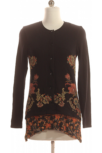 DESIGUAL Dámský Cardigan Černý Vel. S