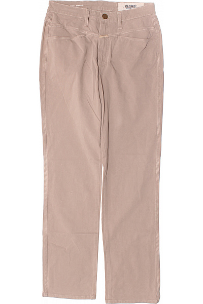 Dámské Kalhoty Rovné Béžové CLOSED Vel. 44