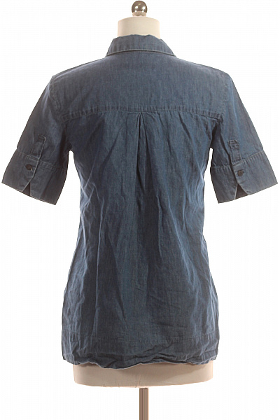 SELECTED Riflová Dámská Košile Modrá Vel. 34