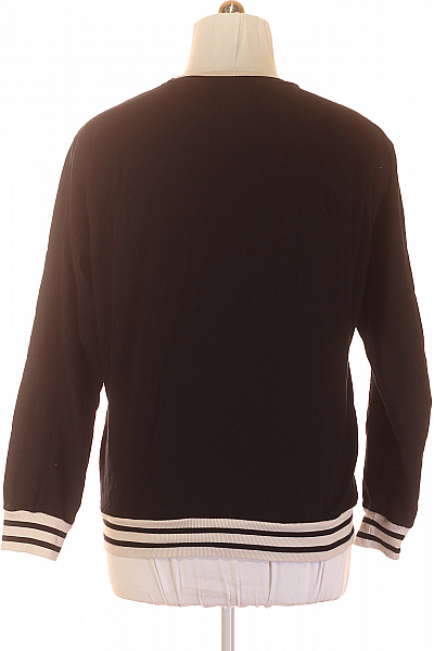 FILA Pánská Mikina Bez Zapínání Černobílá Vel. XL