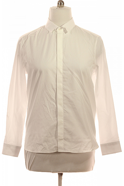 Neil Barrett Pánská Bílá Elegantní Business Košile S Dlouhým Rukávem Regular Fit Velikost M