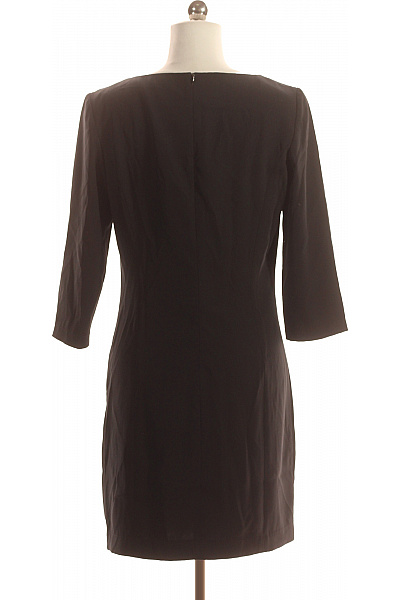 SISLEY Tričkové  Šaty Černé Second hand Vel. S