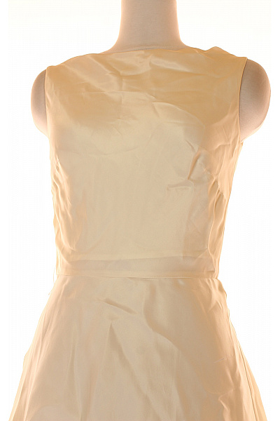 Svatební šaty  Šaty Hedvábné Béžové Second hand Vel. 38