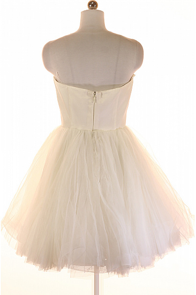 Svatební šaty  Šaty Hedvábné Bílé Second hand Vel. 40