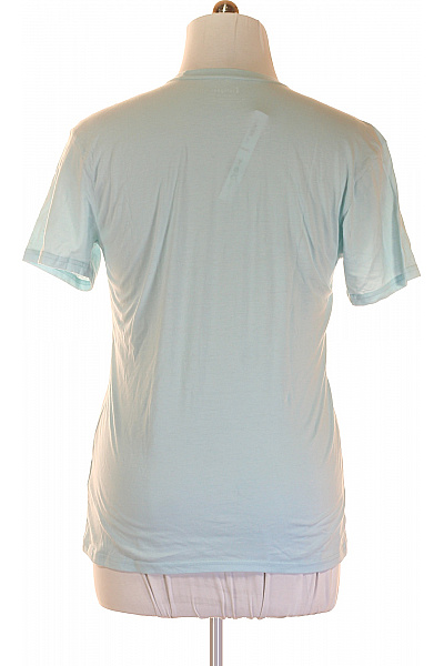 Dámské Tričko s Potiskem Modré Second hand Vel. XL