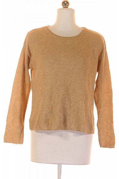 Dámský Svetr Kašmírový Béžový Vel. XS