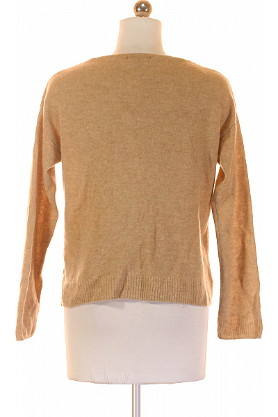 Dámský Svetr Kašmírový Béžový Vel. XS