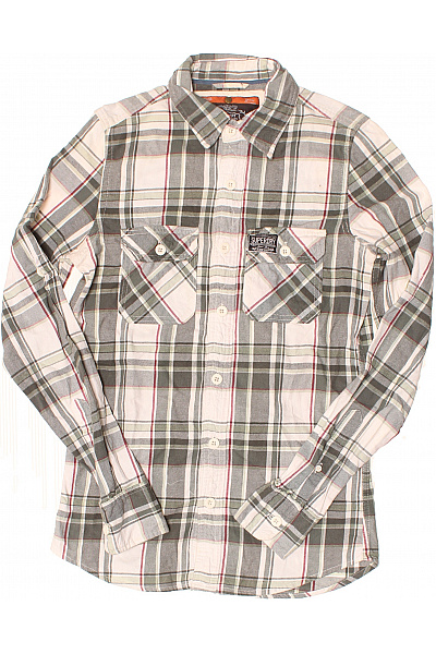 SUPERDRY Pánská Košile Zelená Vel. S