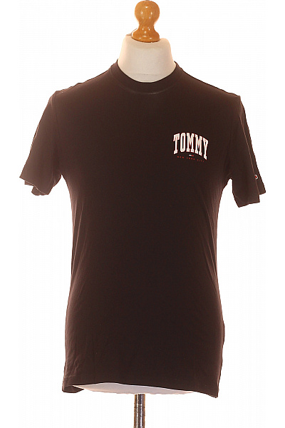 TOMMY HILFIGER Pánské Tričko Černé Vel. XS