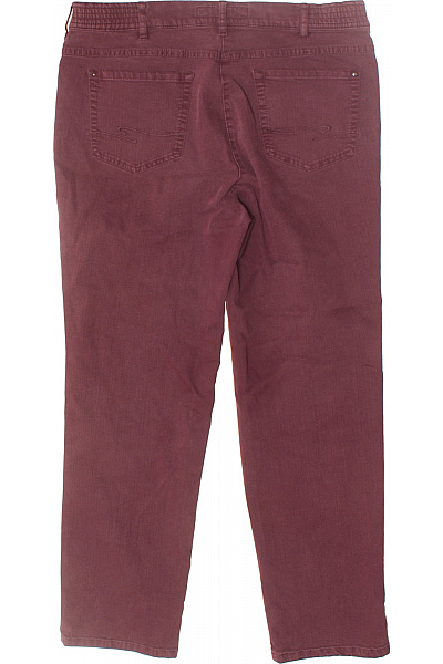 ZERRES Dámské Kalhoty Rovné Vínová Vel. 42