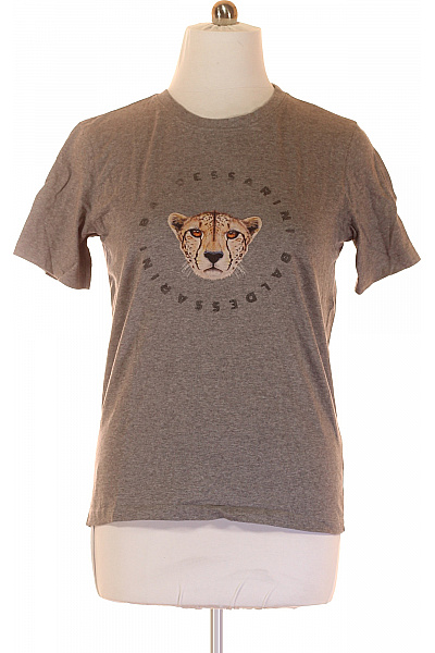 Dámské Tričko Šedé BALDESSARINI Second hand Vel. L