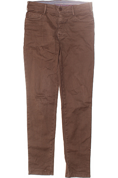 Pánské Kalhoty Rovné Hnědé Vel. 30/34