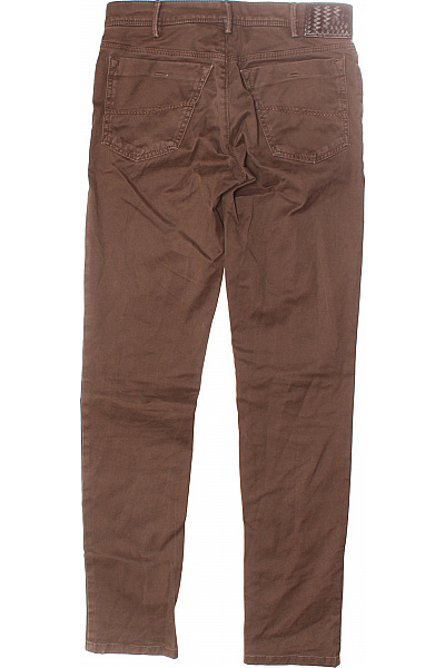 Pánské Kalhoty Rovné Hnědé Vel. 30/34