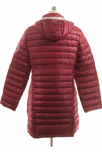 Prošívaná Dámská Bunda Vínová Outlet Vel. XXL