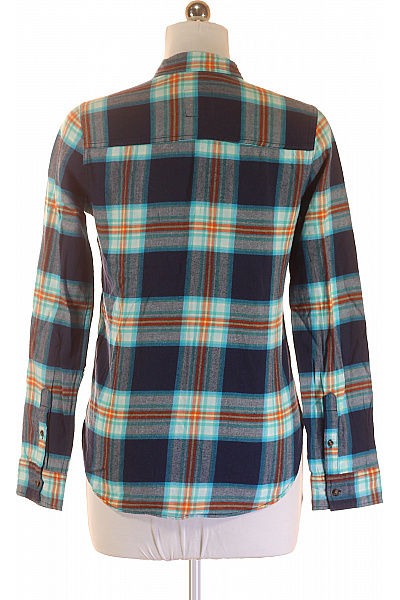 Hollister Kostkovaná Dámská Košile Modrá Vel. M