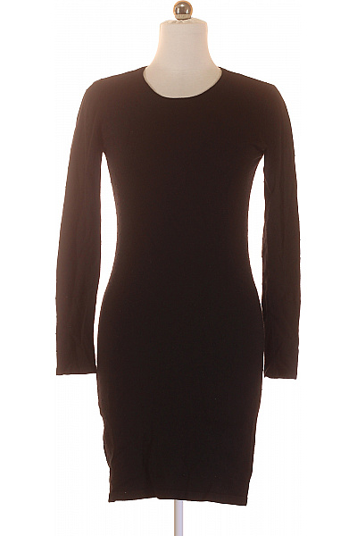  Šaty Pletené Černé MANGO Vel.  M