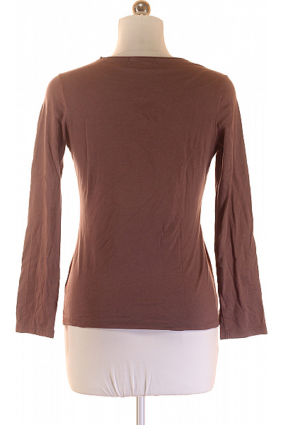 BODEN Jednoduché Dámské Tričko Hnědé