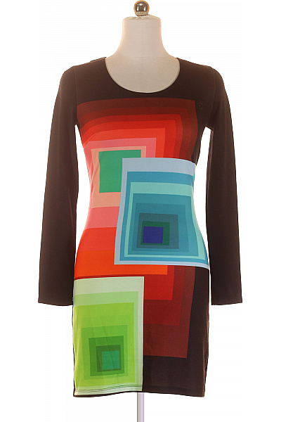 DESIGUAL Tričkové  Šaty Barevné Second hand Vel. M