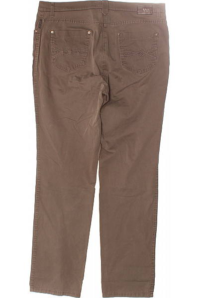 BRAX Dámské Kalhoty Rovné Zelené Vel. 44