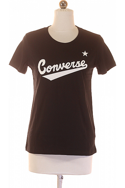 CONVERSE Dámské Tričko Černé Vel. S