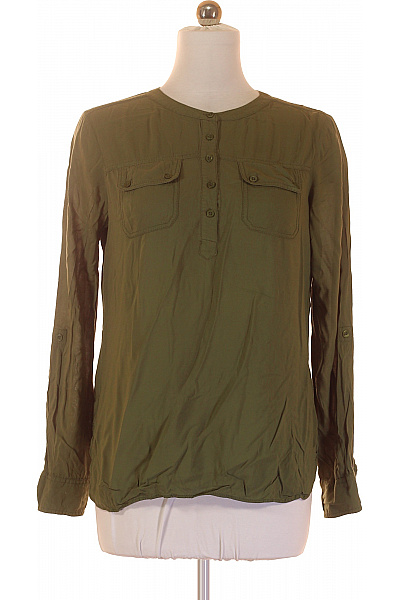  Halenka Jednobarevná Zelená TOMMY HILFIGER Vel. L