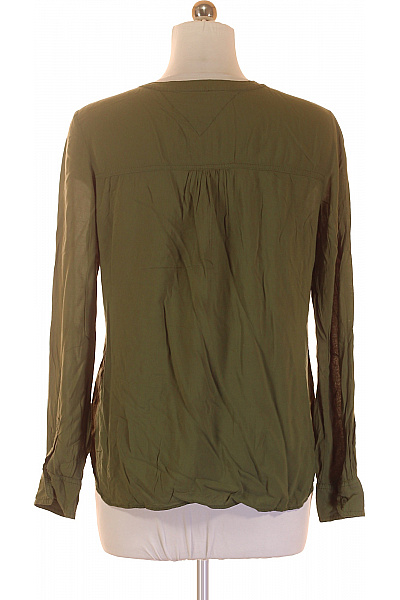  Halenka Jednobarevná Zelená TOMMY HILFIGER Vel. L