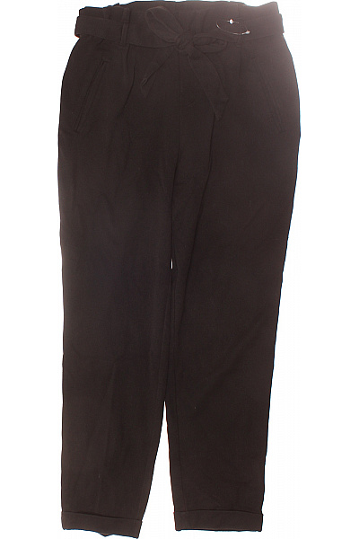 ZARA Dámské Kalhoty s Vysokým Sedem Černé Vel. S