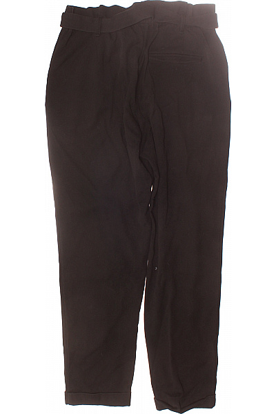 ZARA Dámské Kalhoty s Vysokým Sedem Černé Vel. S