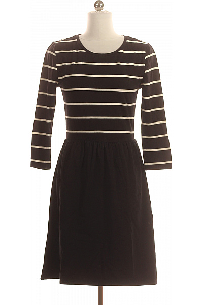 Tričkové  Šaty Černé ONLY Second hand Vel. S